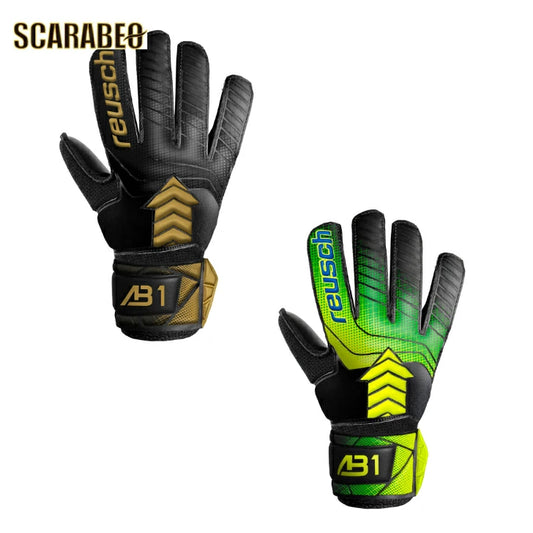 ロイシュ ジュニア ゴールキーパーグローブ アトラクト AB1 ソリッド キッズ サッカー フットサル GKグローブ ブラック/セーフティイエロー/ブラック 7052 ブラック/ゴールド 7707 reusch サイズ3～7 5562554