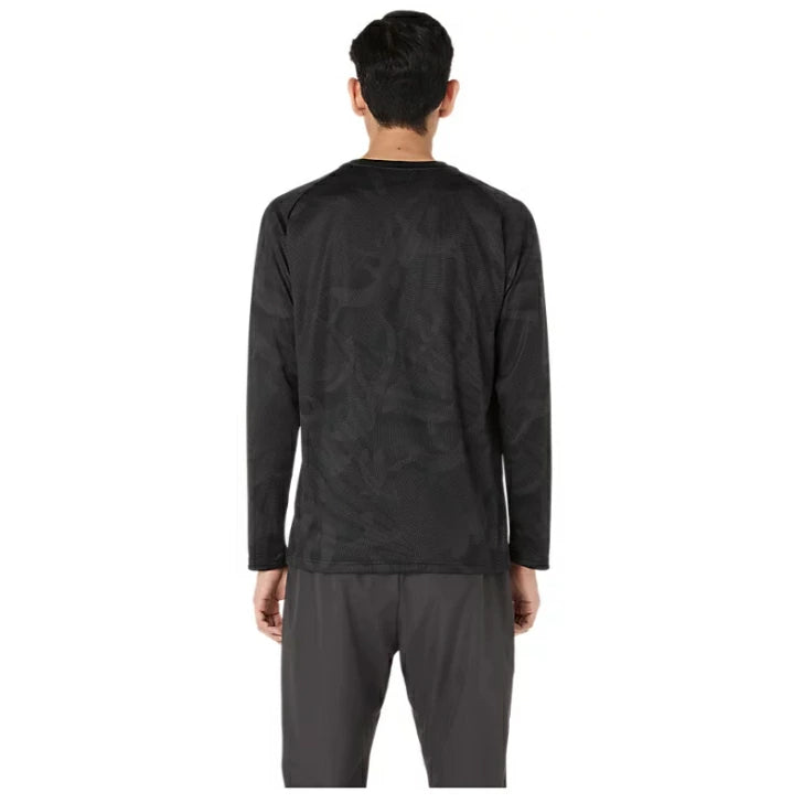 ASICS アシックス ドライグラフィック 長袖Tシャツ メンズ 吸汗速乾 トレーニング ランニング フィットネス スポーツウェア 2031F162