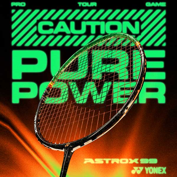 ヨネックス バドミントンラケット アストロクス99ゲーム ASTROX 99 GAME 3AX99-G ブラック/グリーン 台湾製 専用ケース付 スマッシュ 初中級者向け 高弾性カーボン 4U5 3U5 YONEX