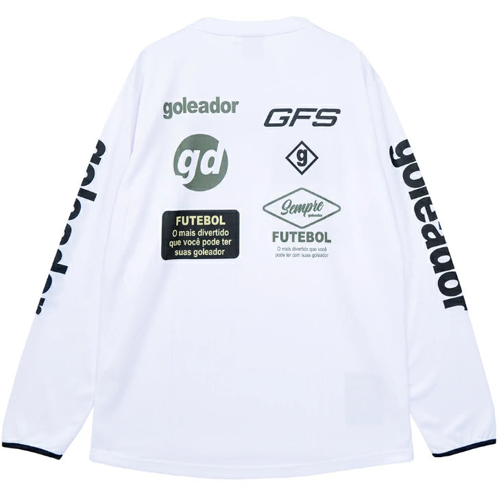 ゴレアドール goleador ジュニア ロングプラクティスシャツ SignBoardデザイン サッカー フットサル 長袖 G-2651 g-2651