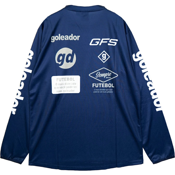 ゴレアドール goleador ジュニア ロングプラクティスシャツ SignBoardデザイン サッカー フットサル 長袖 G-2651 g-2651