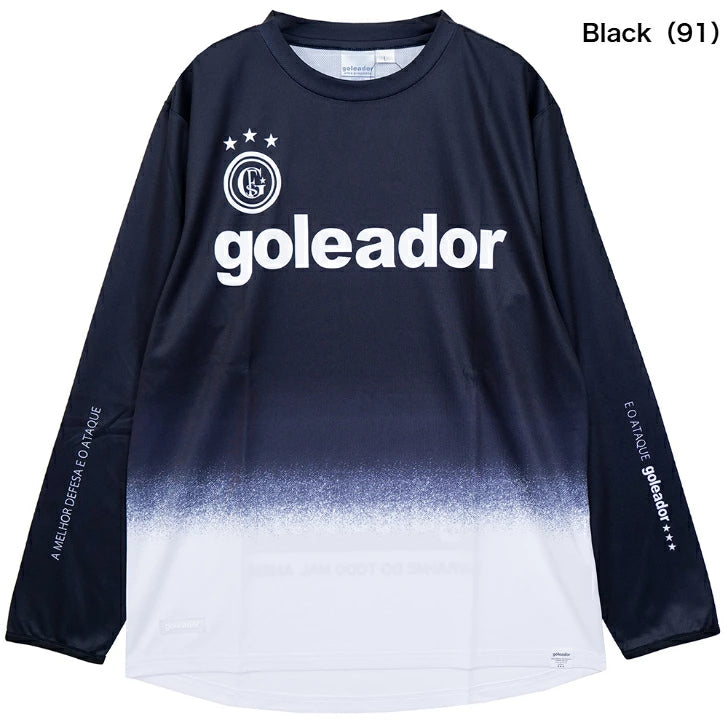ゴレアドール goleador ジュニア ロングプラクティスシャツ 長袖 novo oficial Melting Ice サッカー フットサル G-2652 g-2652