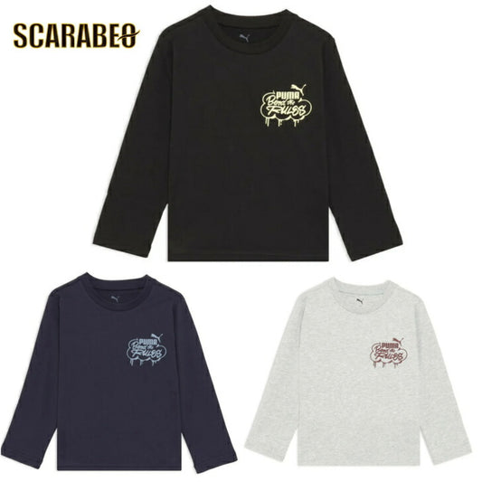 プーマ PUMA ボーイズ ミッド90S 長袖Tシャツ キッズ ジュニア トップス カジュアル コットン 689988
