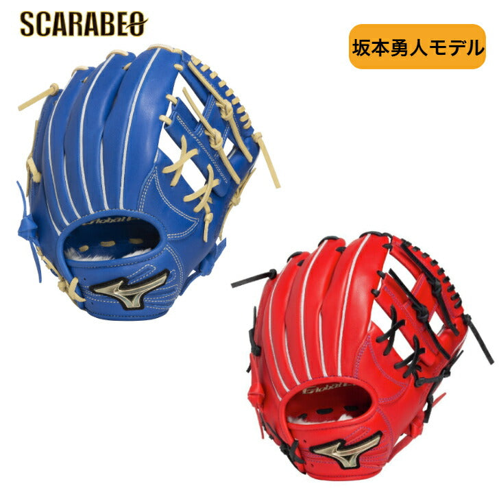 ミズノ ジュニア 軟式 グローブ グラブ グローバルエリート RG ブランドアンバサダーセレクション 坂本勇人モデル サイズM 少年野球 小学生 中学生 1AJGY33133 MIZUNO 牛革 2025年秋冬 1ajgy33133