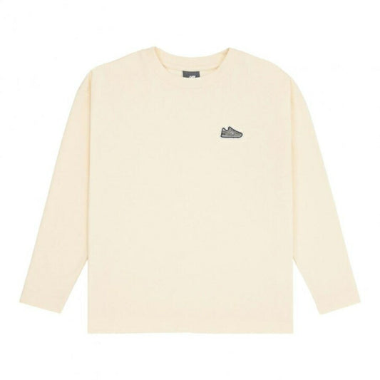 ニューバランス キッズ 長袖Tシャツ ABT55558 AGA ロンT ジュニア 子供服 NB Dry 吸汗速乾 シューパッチ ロゴ入り スポーツ カジュアル abt55558-aga