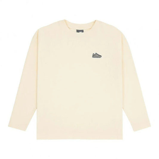 ニューバランス キッズ 長袖Tシャツ ABT55558 AGA ロンT ジュニア 子供服 NB Dry 吸汗速乾 シューパッチ ロゴ入り スポーツ カジュアル abt55558-aga