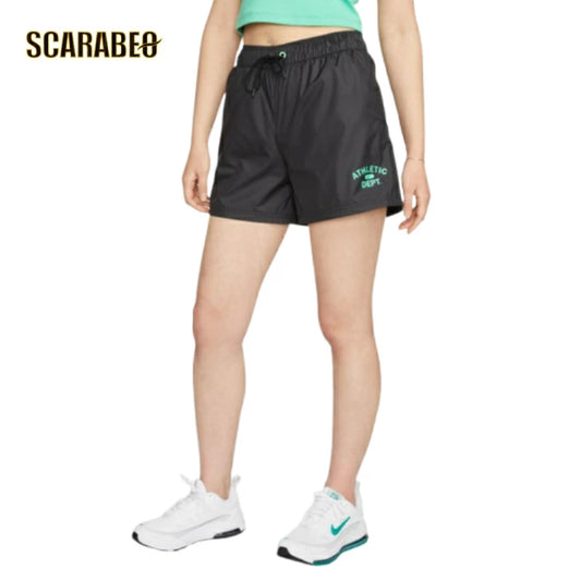 【在庫処分セール】 ナイキ NIKE ウィメンズ NSW RPL MR NCPS ウーブン ショート FJ5234-010 レディース ショートパンツ ハーフパンツ 撥水 軽量 メッシュ裏地 アウトドア スポーツウェア レペル ブラック エレクトリックアルジィー fj5234-010
