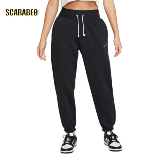 【在庫処分セール】 ナイキ NIKE ウィメンズ NSW HR OS NCPS フリース パンツ FQ7985-010 レディース スウェット パンツ オーバーサイズ 起毛 暖かい 刺繍スウッシュ ポケット付き fq7985-010