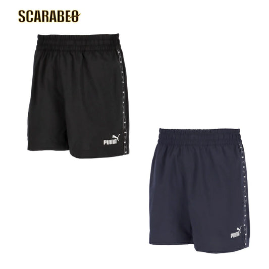 【在庫処分セール】 プーマ PUMA ESS TAPE ウーブン 5 ショートパンツ 687686 メンズ カジュアル スポーツ 速乾 ウーブンショーツ ロゴテープ ショート丈 687686