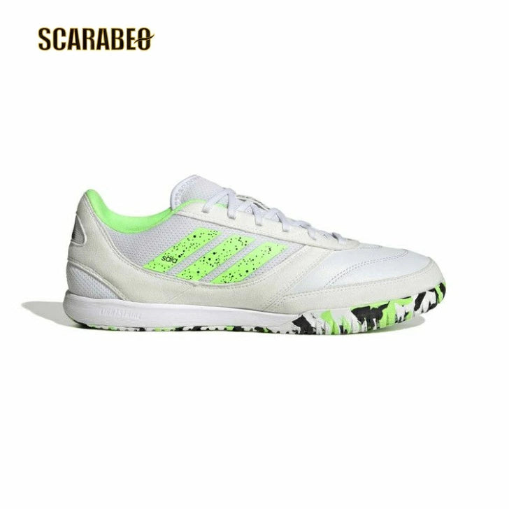 adidas アディダス トップサラ コンペティション 2 JH6294 ホワイト/ライムバースト/コアブラック 25FW メンズ インドア フットサルシューズ 体育館対応 jh6294