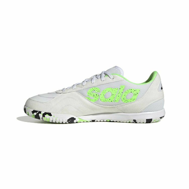 adidas アディダス トップサラ コンペティション 2 JH6294 ホワイト/ライムバースト/コアブラック 25FW メンズ インドア フットサルシューズ 体育館対応 jh6294