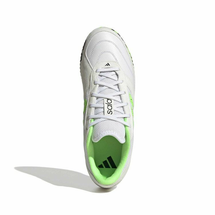 adidas アディダス トップサラ コンペティション 2 JH6294 ホワイト/ライムバースト/コアブラック 25FW メンズ インドア フットサルシューズ 体育館対応 jh6294