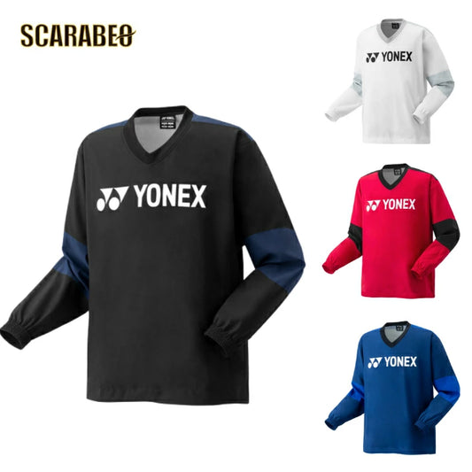 ヨネックス YONEX ユニ 裏地付Vブレーカー 32039 メンズ レディース UVカット 制電 防風 ブラック ホワイト ディープレッド ダークネイビー 32039