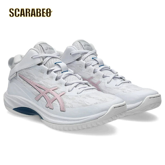 ASICS アシックス GELHOOP V17 STANDARD バスケットシューズ メンズ レディース ホワイト ベアリーローズ 1063A096.103 軽量 クッション 安定性 1063a096-103