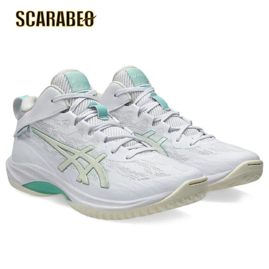 ASICS アシックス GELHOOP V17 STANDARD バスケットシューズ メンズ レディース ホワイト クリーム 1063A096.101 軽量 クッション 安定性 バッシュ 1063a096-101