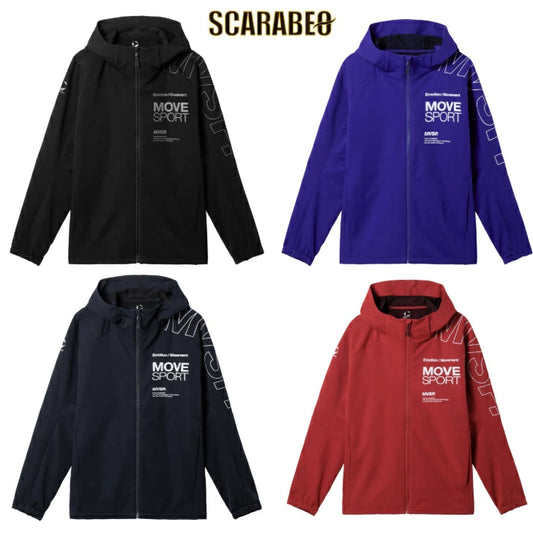 デサント ムーブスポーツ クロスジャケット メンズ DESCENTE HEATNAVI ソフトシェル フーディー 保温 防寒 光吸収発熱 ストレッチ 秋冬用 フード付き アウター スポーツウェア MOVE SPORT ACTIVE SUITS st5fjk22m
