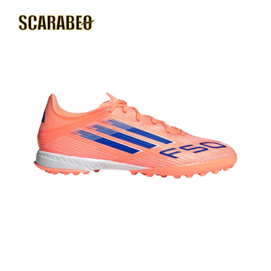 adidas アディダス サッカー トレーニングシューズ F50 LEAGUE TF コーラルブレイズパック ビームオレンジ×ルシッドブルー メンズ 大人用 ターフシューズ 人工芝対応 jh7723