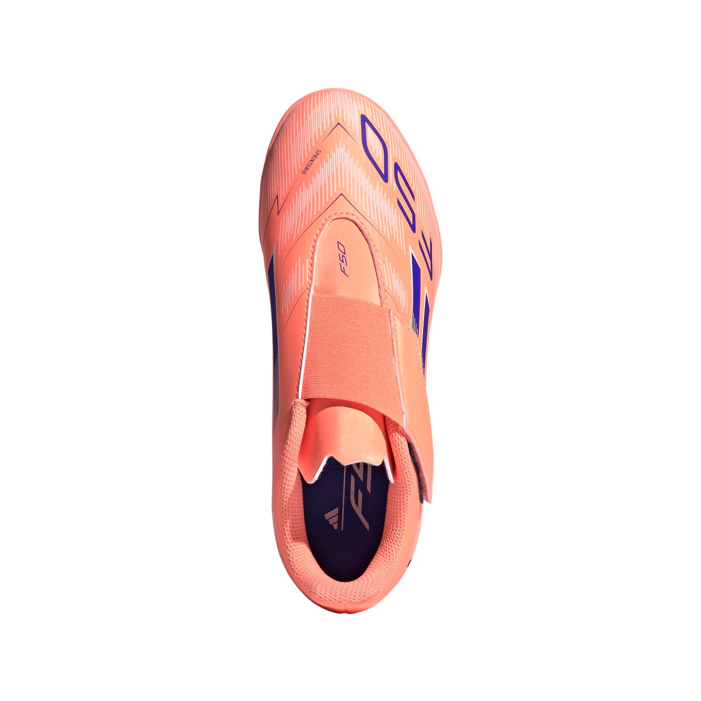 adidas アディダス ジュニア サッカースパイク F50 CLUB VEL TF J コーラルブレイズパック JI0035 ビームオレンジ 土 人工芝 天然芝対応 面ファスナー キッズ ji0035