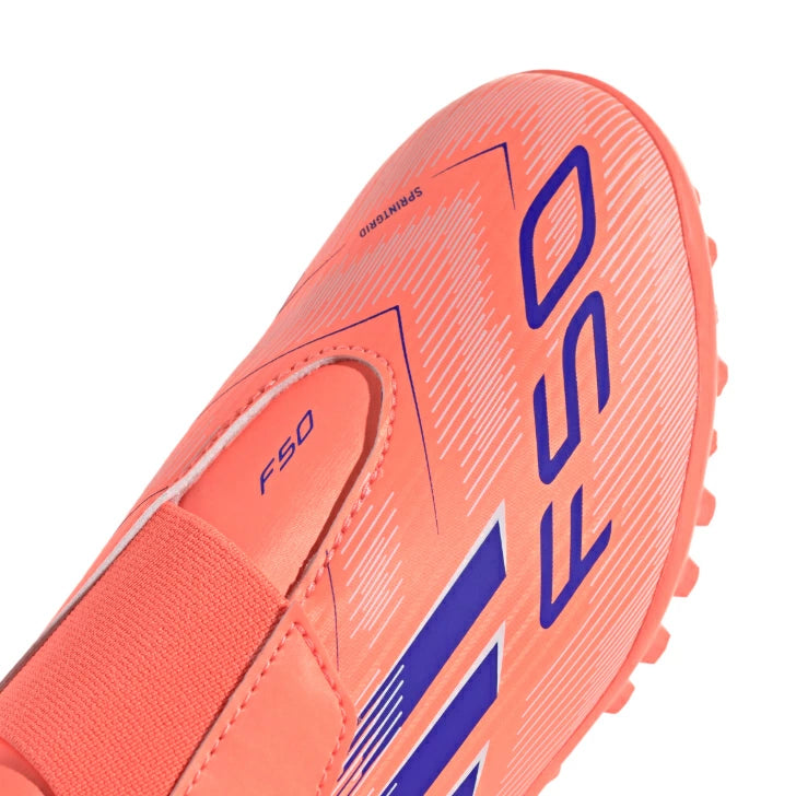 adidas アディダス ジュニア サッカースパイク F50 CLUB VEL TF J コーラルブレイズパック JI0035 ビームオレンジ 土 人工芝 天然芝対応 面ファスナー キッズ ji0035