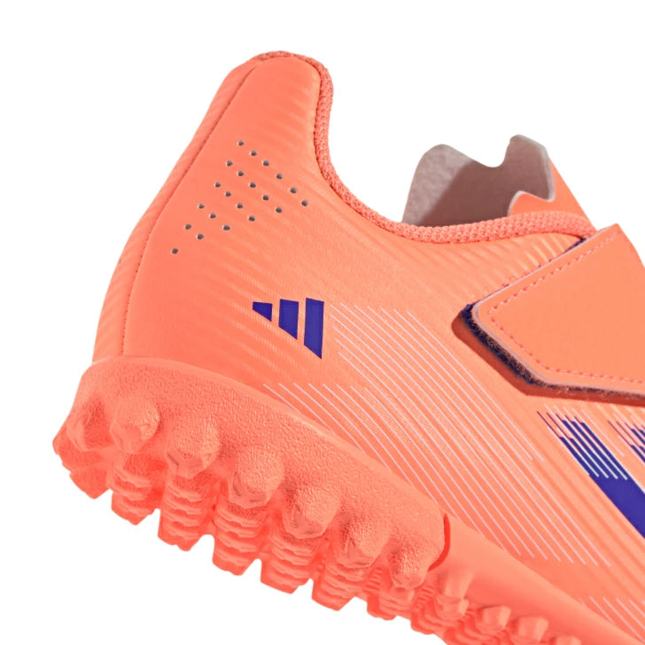 adidas アディダス ジュニア サッカースパイク F50 CLUB VEL TF J コーラルブレイズパック JI0035 ビームオレンジ 土 人工芝 天然芝対応 面ファスナー キッズ ji0035