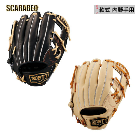 ZETT ゼット 限定 少年軟式 グローブ ネオステイタス 二塁手 遊撃手用 今宮選手タイプ 内野手用 サイズL ジュニア 子供 J号対応 3236 1932 bjgb70510n