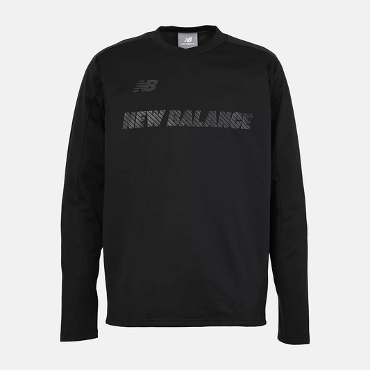 ニューバランス NEW BALANCE Black Out Stretch Bonding Top ブラックアウト ストレッチ ボンディング トップ 防風 撥水 裏起毛 トレーニング スポーツ メンズ AMP55267 amt55267-bk