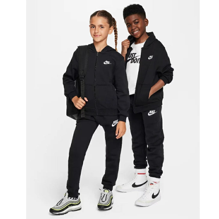 ナイキ セットアップ キッズ ジュニア 上下 【フレンチテリー】 YTH NSW クラブ フルジップ フーディ ジョガーパンツ セット (FD3017/FD3019) 子供用 スウェット パーカー 長袖 トレーニングウェア NIKE fd3017-fd3019