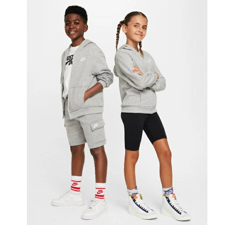 ナイキ セットアップ キッズ ジュニア 上下 【フレンチテリー】 YTH NSW クラブ フルジップ フーディ ジョガーパンツ セット (FD3017/FD3019) 子供用 スウェット パーカー 長袖 トレーニングウェア NIKE fd3017-fd3019