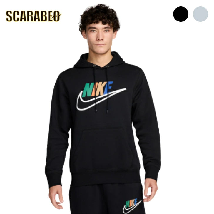 ナイキ パーカー メンズ レディース スウェット NIKE クラブ BB フューチュラ BLO L/S フーディ FZ0773 ユニセックス プルオーバー フリース スウッシュ ロゴ トレーナー fz0773