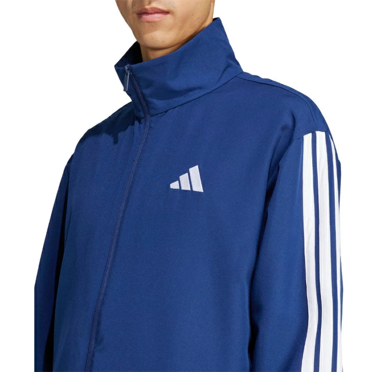 アディダス adidas メンズ マルチSP ウェア スポーツウェア ベーシック スリーストライプ ウーブン トラックスーツ KQI91 2025SS ダークブルー JC5391 ブラック JI8849 kqi91