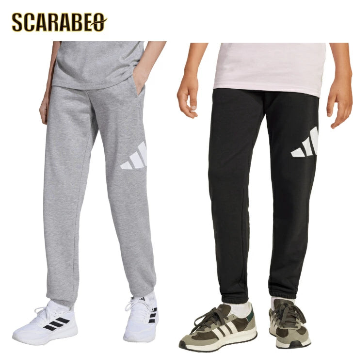 アディダス ジュニア スウェットロングパンツ KRJ87-JV9915 BL スウェットパンツ 綿混 リサイクル素材 レギュラーフィット krj87