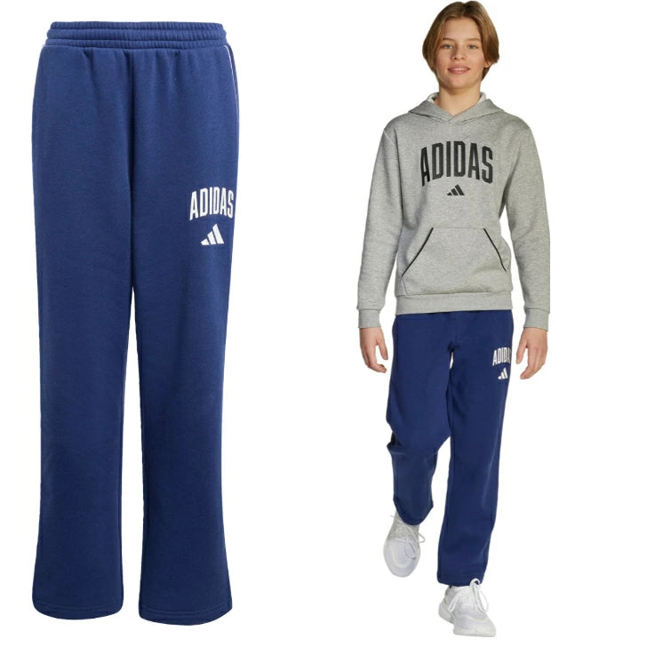 アディダス ジュニア スウェットロングパンツ ESS CLGT フリースパンツ KLH27 サイドポケット ドローコード 調節可 klh27