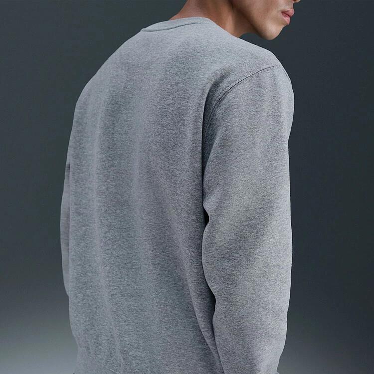 NIKE ナイキ クラブ BB クルー L/S トップ FN3887 スウェット トレーナー 長袖 クルーネック メンズ レディース ブラック グレー fn3887