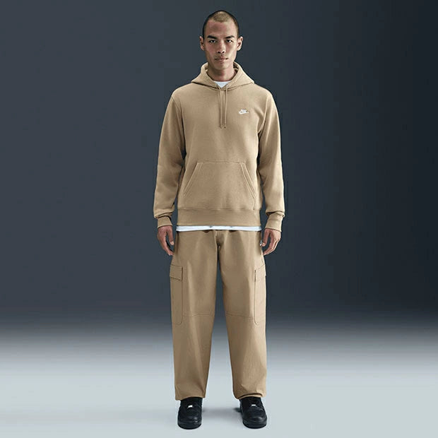 ナイキ パーカー メンズ NIKE NSW クラブ BB プルオーバー フリース フーディー ベージュ FN3860-297 裏起毛 スウェット プルオーバーパーカー fn3860-297