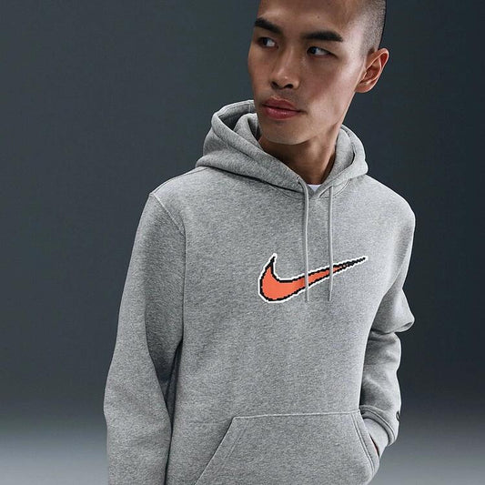 ナイキ パーカー メンズ NIKE クラブ BB L/S フーディ NEO VARSITY 裏起毛 フリース スウェット フーディー ダークグレー HV0855-063 長袖 hv0855-063