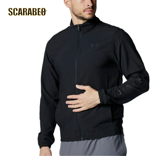 アンダーアーマー ジャケット メンズ UNDER ARMOUR UA フレッシュウーブン フルジップ トレーニング アウトドア スポーツ 軽量 6001543 長袖 ポケット付き 6001543-001