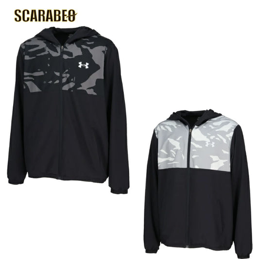 アンダーアーマー ジャケット メンズ UNDER ARMOUR UA ウーブン フルジップ フーディ ド STORM 撥水 トレーニング 練習 野球 6007975