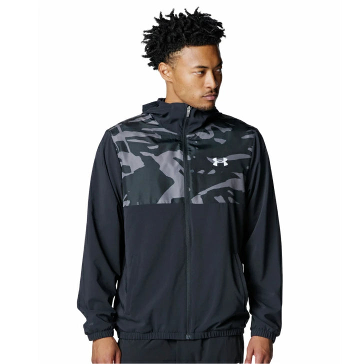 アンダーアーマー ジャケット メンズ UNDER ARMOUR UA ウーブン フルジップ フーディ ド STORM 撥水 トレーニング 練習 野球 6007975