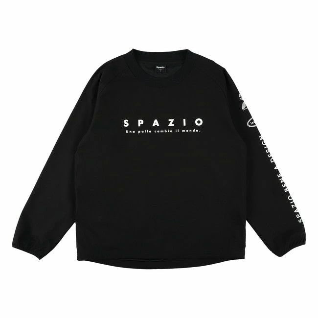 Spazio スパッツィオ 長袖ピステ 25FW GE-1131 メンズ トレーニングウェア スポーツウェア ブラック ネイビー ホワイト ストレッチ 吸汗速乾 サッカー フットサル ge1131