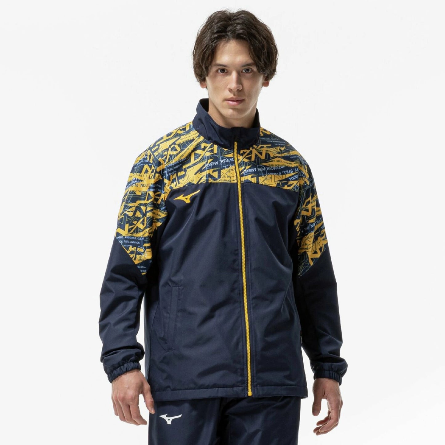 MIZUNO ミズノ N-XT ブレスサーモウォーマージャケット パンツ 上下セット 32JEC740/32JFC740 メンズ ユニセックス トレーニングウェア スポーツ 防風 撥水 吸湿発熱 セットアップ ブラック Dネイビー 32jec740-32jfc740