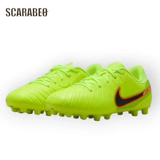 ナイキ NIKE ジュニア ティエンポ レジェンド 10 アカデミー HG DV4349-701 MAX VOLTAGE PACK サッカースパイク キッズ Jr 子供用 土グラウンド ボルト×ブラック 軽量 フィット dv4349-701
