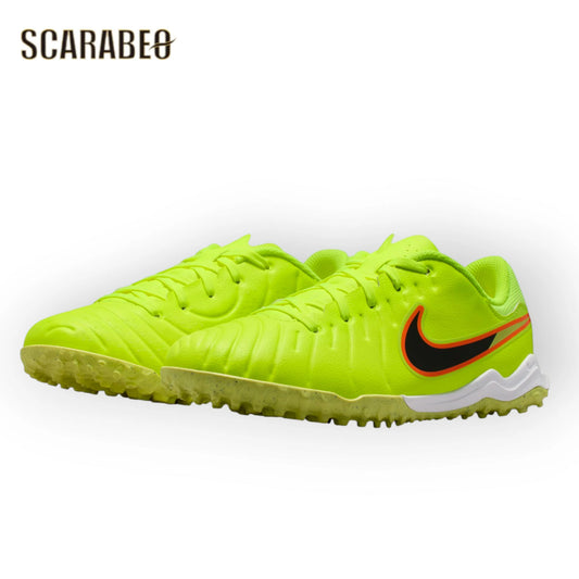 ナイキ NIKE ジュニア ティエンポ レジェンド 10 アカデミー TF DV4351-701 MAX VOLTAGE PACK サッカー トレーニングシューズ ターフ用 キッズ Jr 子供用 ボルト×ブラック 人工芝 土対応 軽量 フィット dv4351-701