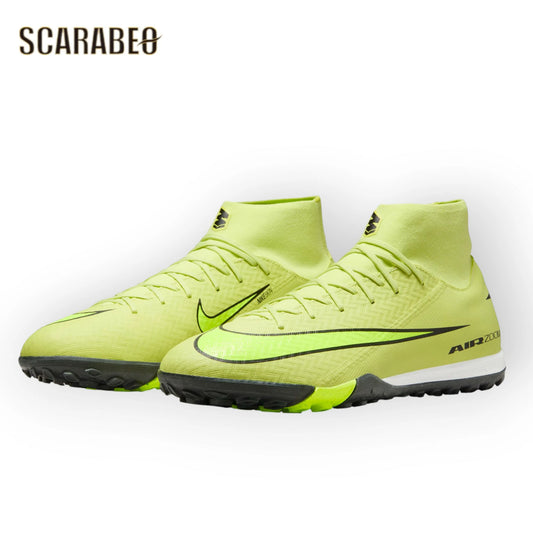 ナイキ NIKE ズーム マーキュリアル スーパーフライ 10 アカデミー TF MAX VOLTAGE PACK サッカートレーニングシューズ ターフ 土グラウンド メンズ ジュニア 軽量 瞬発力 爆発的プレー fq8331-300
