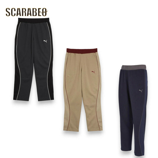 プーマ PUMA メンズ ジャージ パンツ CORE HERITAGE トラック パンツ 690136 01 ブラック 16 ネイビー 55 アイスコーヒー トレーニングウェア スポーツウェア 吸汗速乾 UVカット セットアップ対応 690136