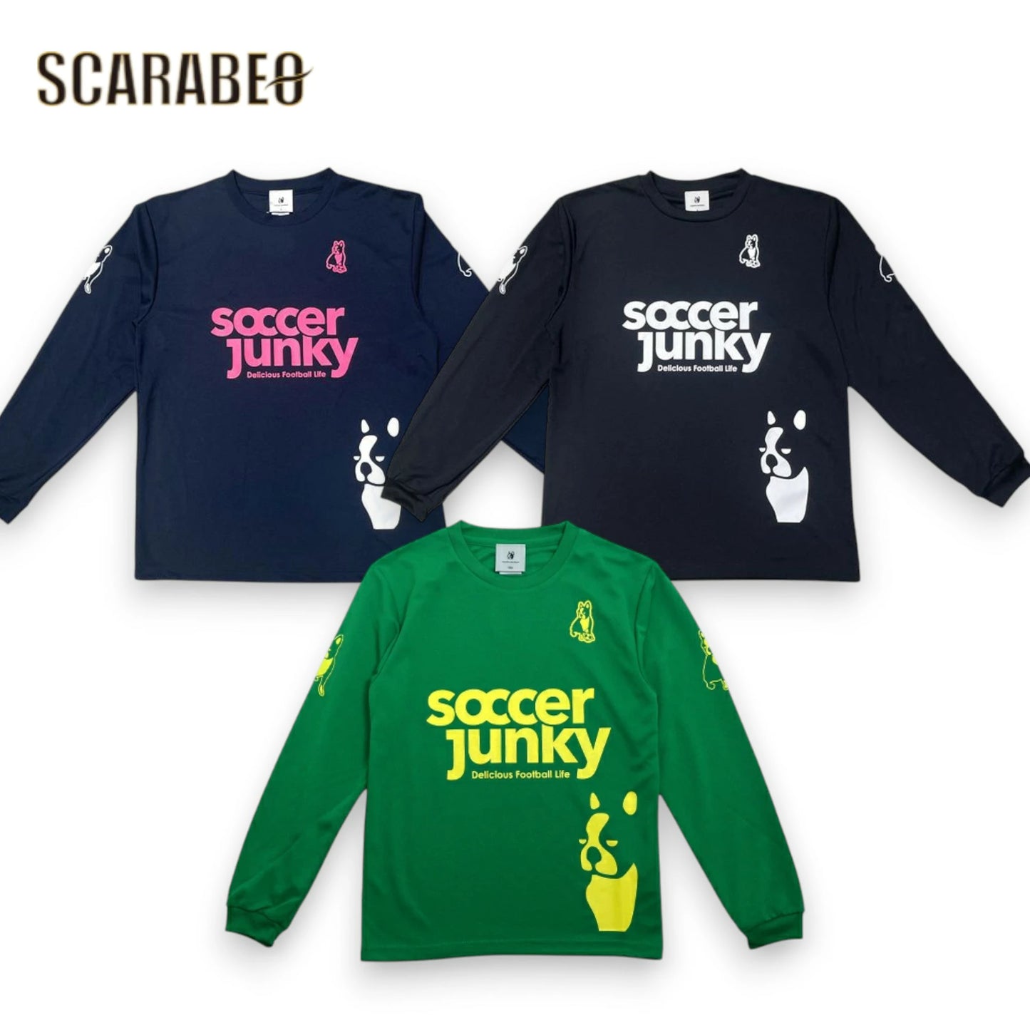 サッカージャンキー SoccerJunky PANDIANI ロングスリーブ Dry TEE SJ25D02 メンズ ジュニア サッカー フットサル ロングプラクティスシャツ 25AW sj25d02