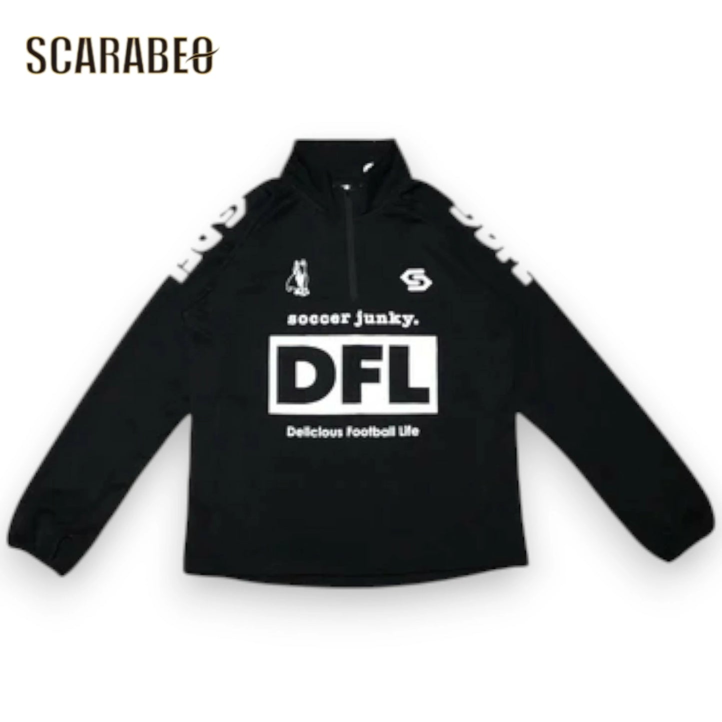 サッカージャンキー SoccerJunky DFL トレーニングジャージ ハーフジップ SJ25D10 メンズ ジュニア サッカー フットサル 練習着 25AW sj25d10