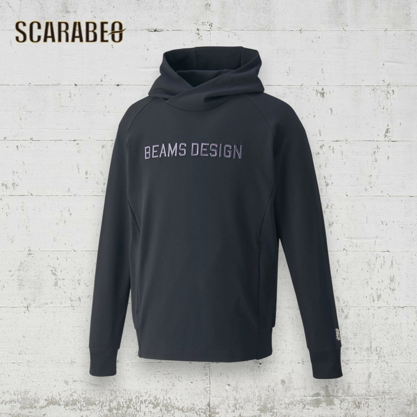 ZETT by BEAMS DESIGN スウェットパーカー メンズ レディース ポリエステル100％ 日本製 S～3XO グレー ブラック ネイビー BOS75004 トレーニング カジュアル スポーツ bos75004