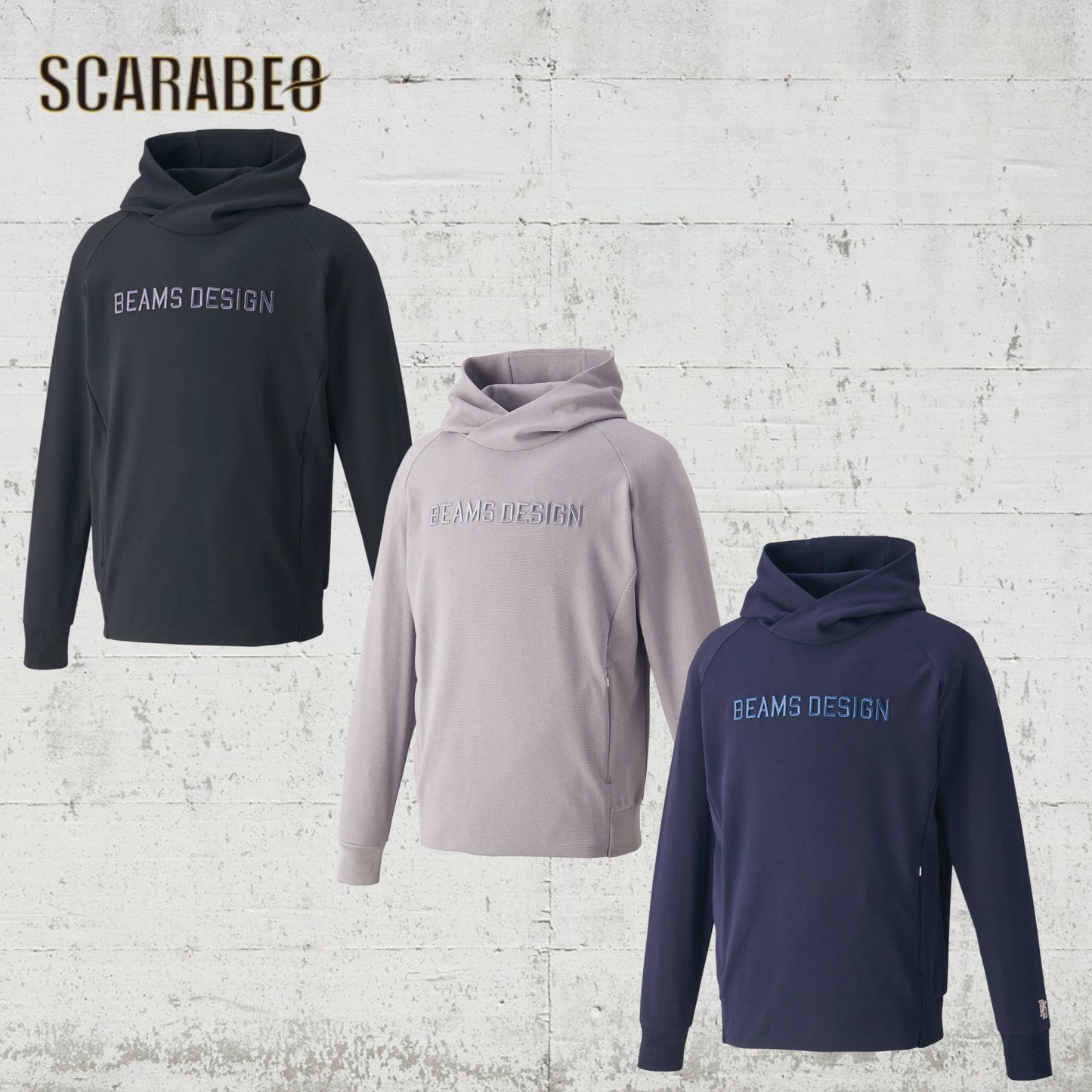 ZETT by BEAMS DESIGN スウェットパーカー メンズ レディース ポリエステル100％ 日本製 S～3XO グレー ブラック ネイビー BOS75004 トレーニング カジュアル スポーツ bos75004