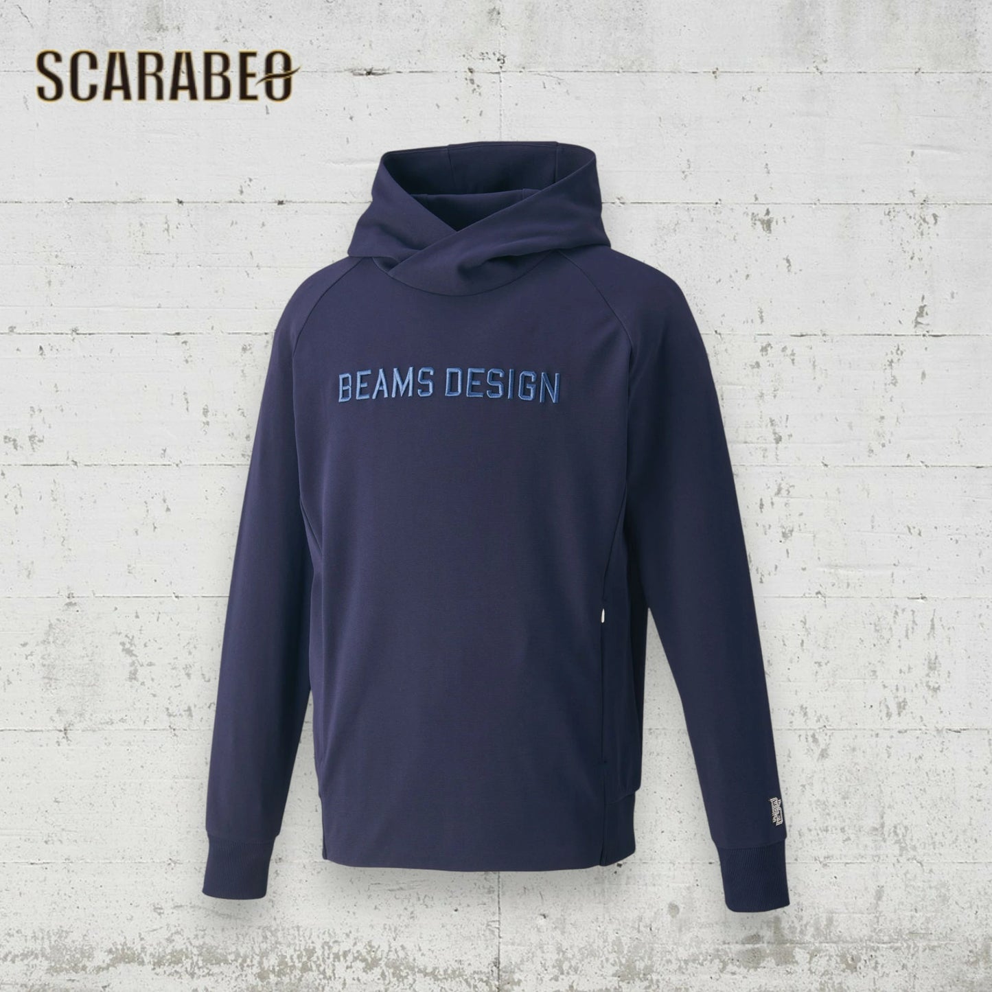 ZETT by BEAMS DESIGN スウェットパーカー メンズ レディース ポリエステル100％ 日本製 S～3XO グレー ブラック ネイビー BOS75004 トレーニング カジュアル スポーツ bos75004