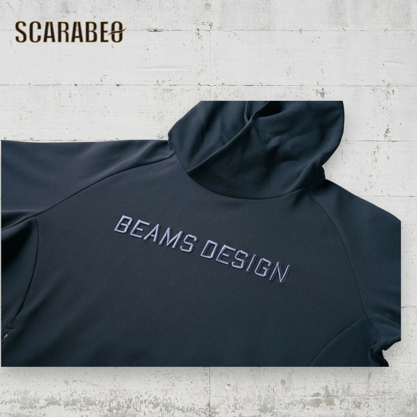 ZETT by BEAMS DESIGN スウェットパーカー メンズ レディース ポリエステル100％ 日本製 S～3XO グレー ブラック ネイビー BOS75004 トレーニング カジュアル スポーツ bos75004